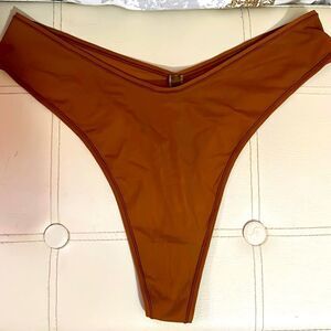 Skims PLUS Copper Thong Panty Sz 3X